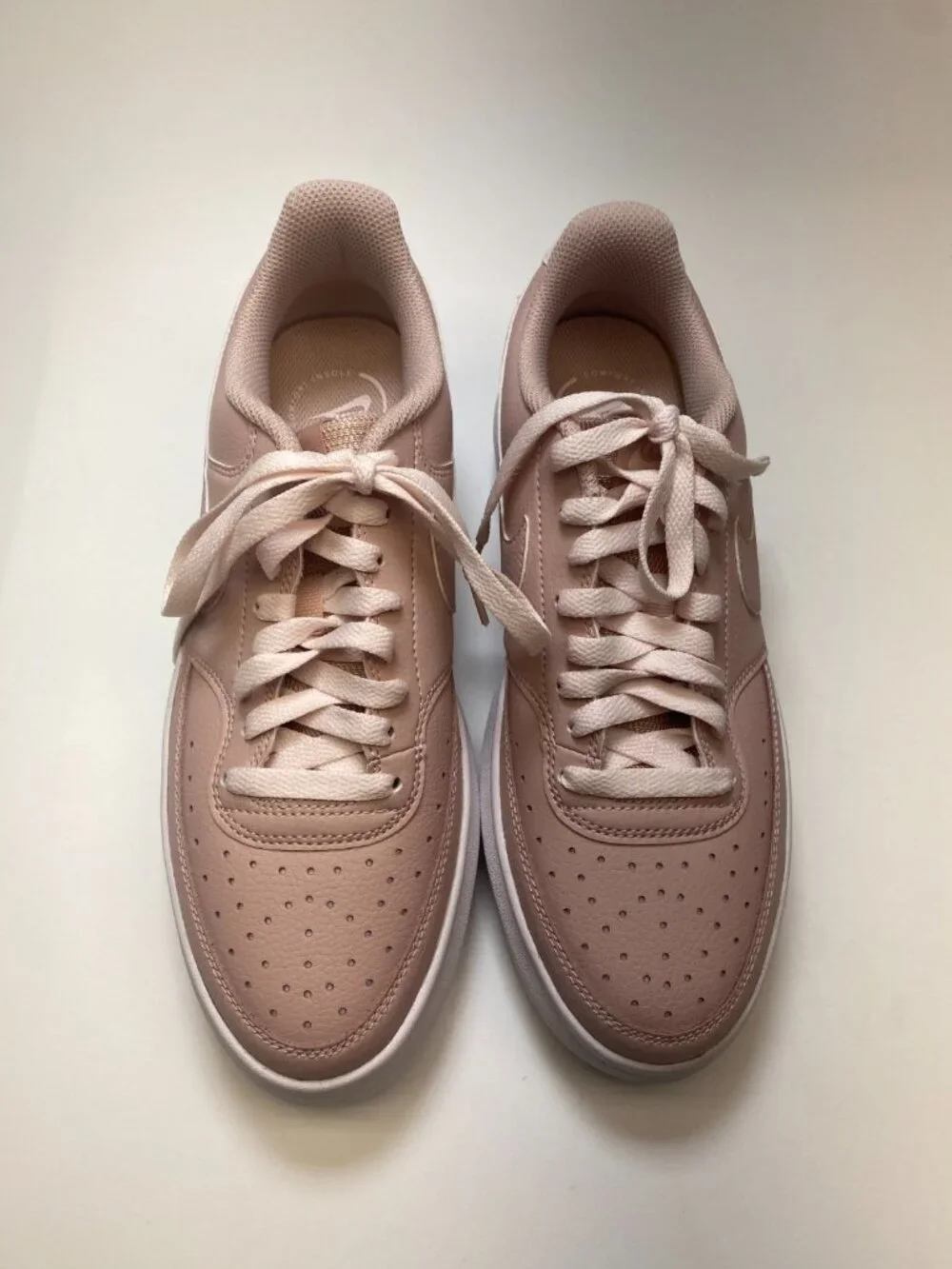 Nike Womens Court Vision Alta LTR Pink Platform Oxford DM0113 600 Sz 9.5
